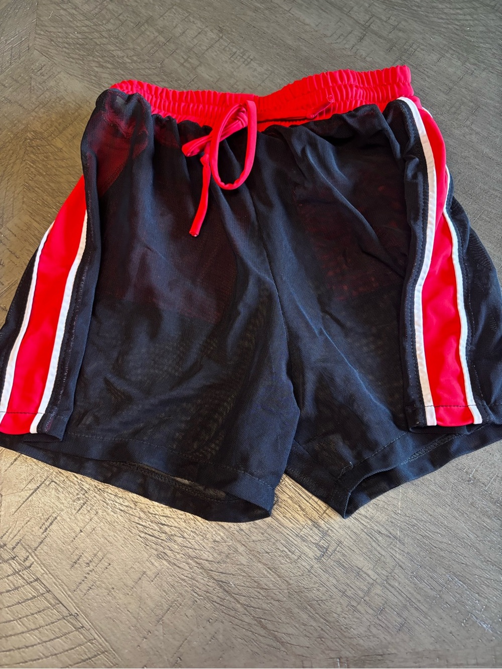 LA design mesh dance Black & Red Shorts -other listing for matching pants/top